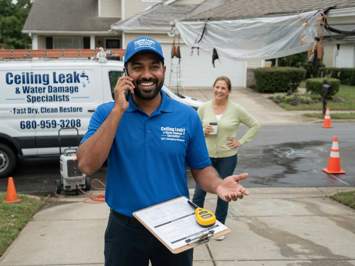 Ceiling Leak Cleanup Martinsville, MO FAQs